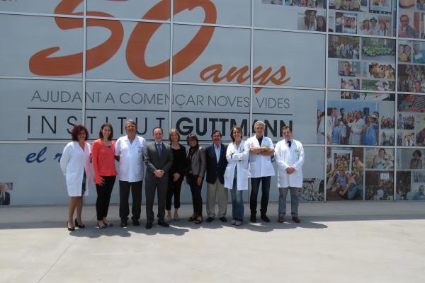El Ministro de Asuntos Sociales, Justicia e interior del Gobierno de Andorra, visita el Institut Guttmann 