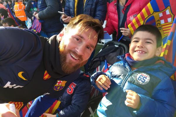 El Institut Guttmann en el entrenamiento de puertas abiertas del FC Barcelona
