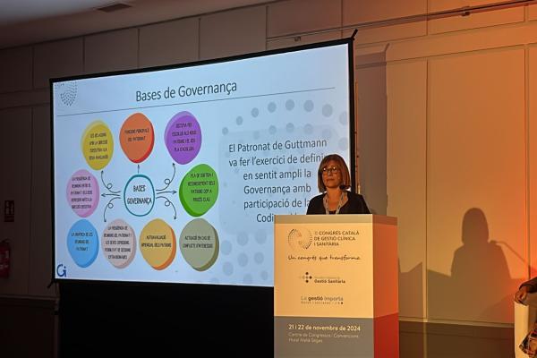 La Sociedad Catalana de Gestión Sanitaria reconoce al Institut Guttmann con el Premio “Renovación Tecnológica y Sostenibilidad Ambiental”.