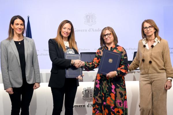Renovem i ampliem el conveni de col·laboració amb el Govern d'Andorra