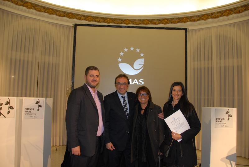 emas_1.jpg El Institut Guttmann recibe la Certificación medioambiental EMAS