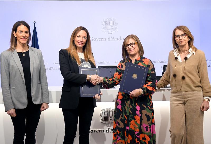 Renovamos y ampliamos el convenio de colaboración con el Gobierno de Andorra