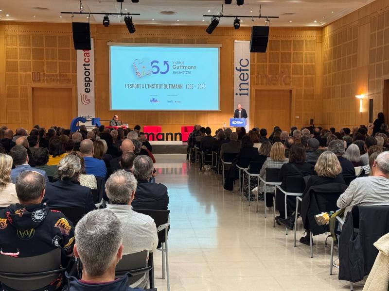 L’Institut Guttmann reuneix més de 350 persones en una emotiva presentació del llibre sobre la seva història esportiva al llarg de 60 anys